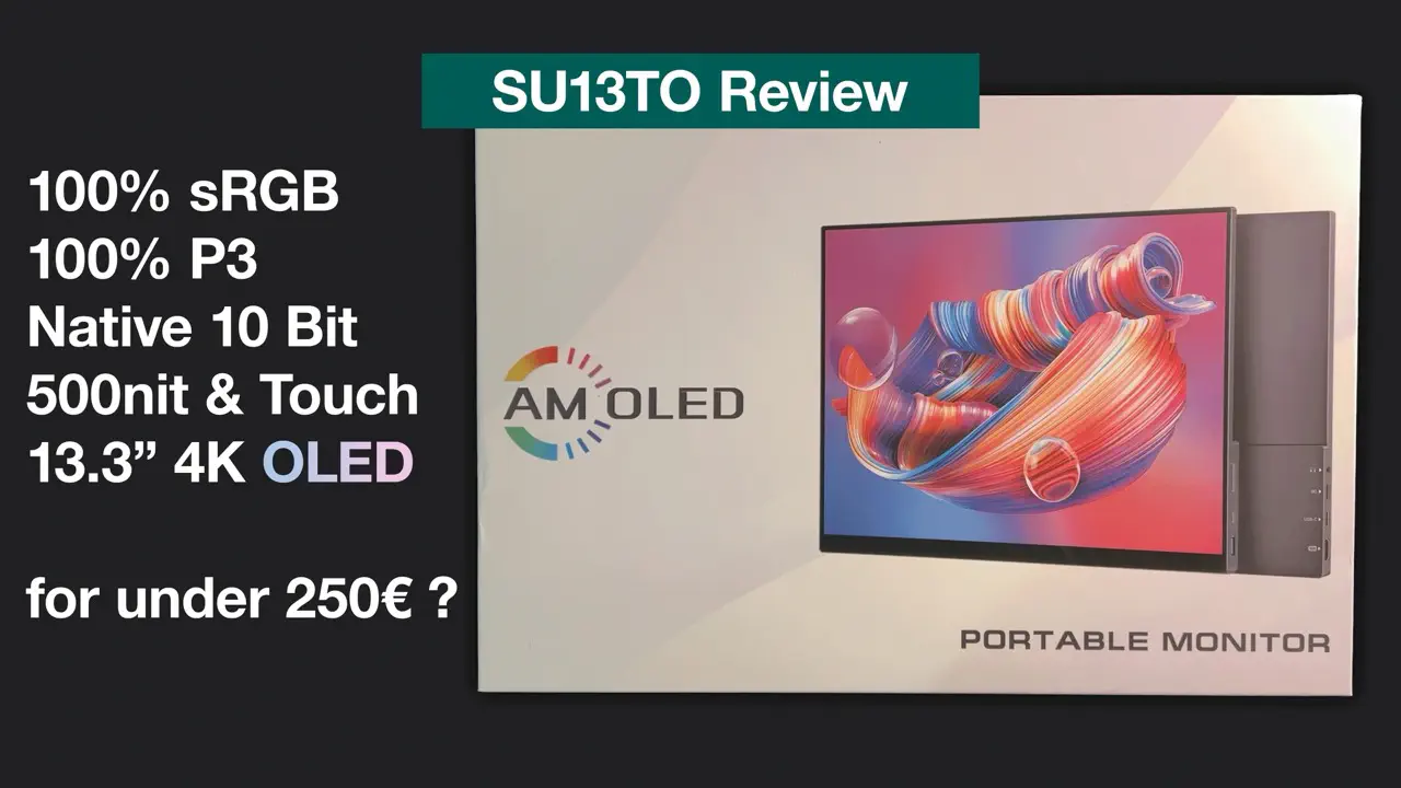 The best (portable) monitor 250€ can buy - VChance SU13 Review